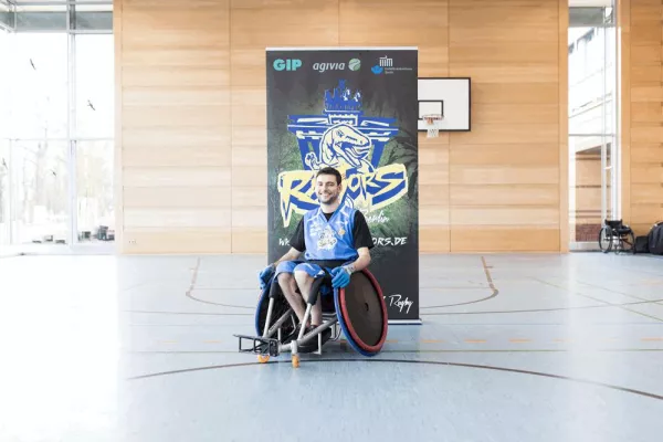 Bild: Rollstuhl-Rugby weist die Richtung - Fritz Meiners von den Berlin Raptors
