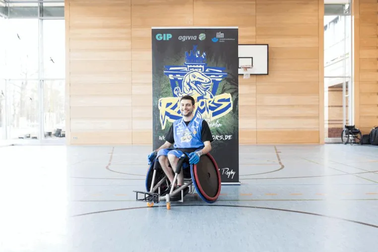 Bild: Rollstuhl-Rugby weist die Richtung - Fritz Meiners von den Berlin Raptors