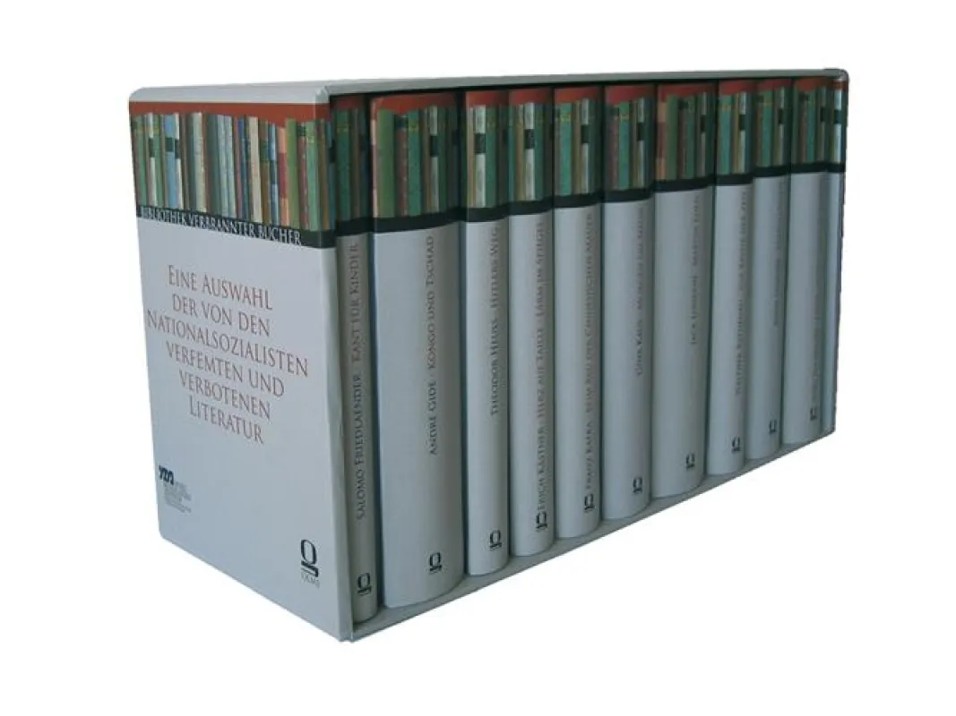 Die 10-bändige Bibliothek Verbrannter Bücher im Schuber
