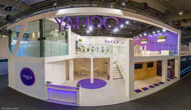 Bild: DIMAH inszeniert YAHOO! für marbet auf Mobile World Congress