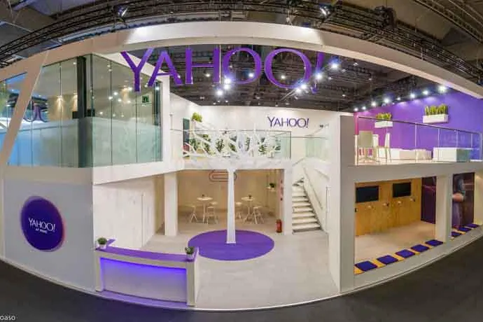 Bild: DIMAH inszeniert YAHOO! für marbet auf Mobile World Congress