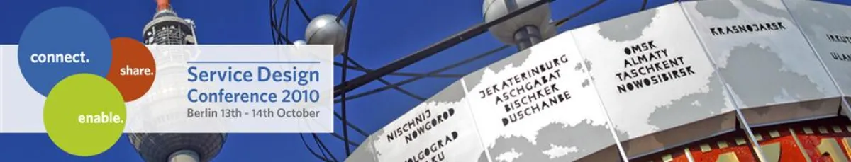 Service Design Konferenz 2010 -Connecting the Dots-  in Berlin