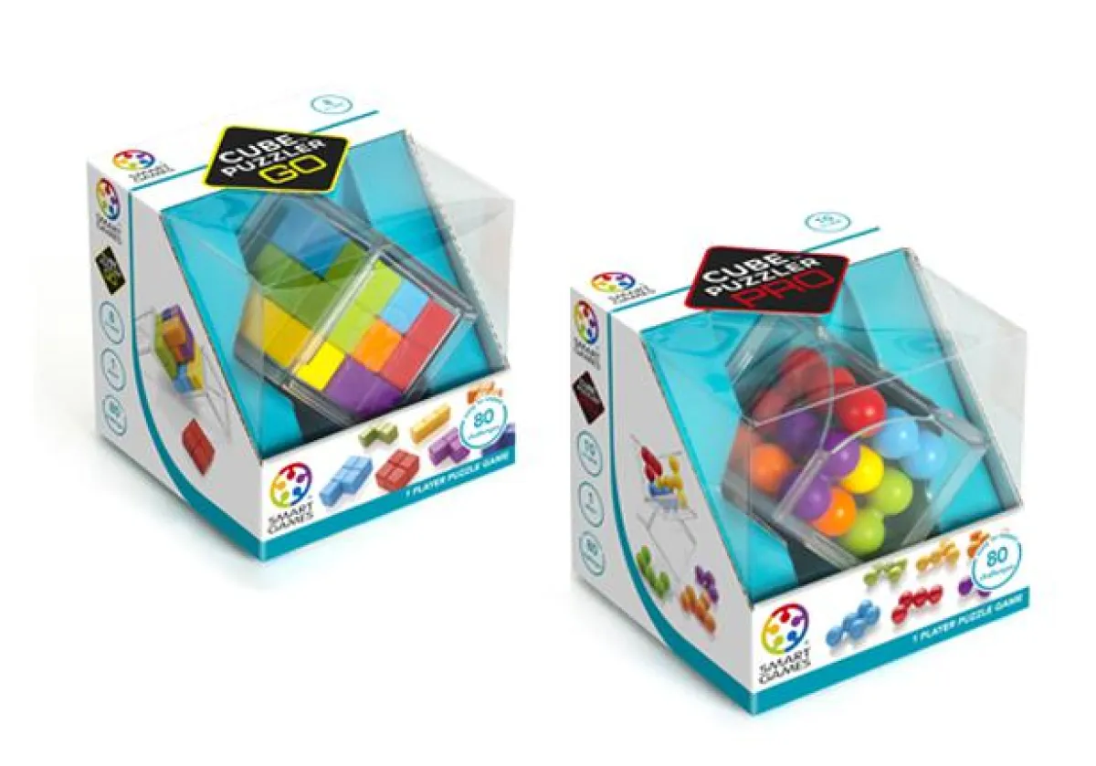 Die SmartGames 3D-Neuheiten Cube Puzzler Go und Cube Puzzler Pro