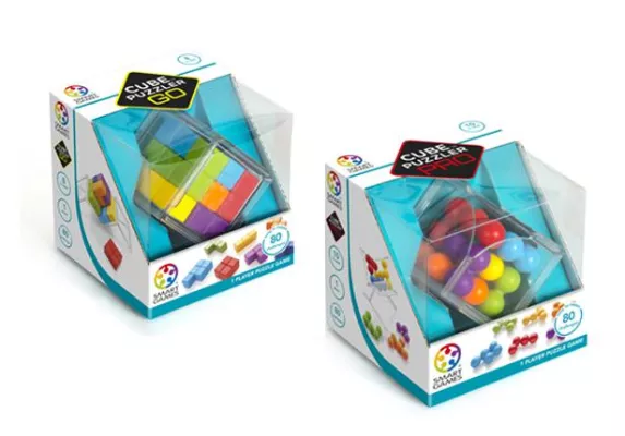 Bild: Gehirnjogging deluxe: SmartGames präsentiert auf der SPIEL’18 die Neuheiten Cube Puzzler Go und Pro