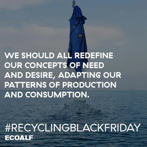 Bild: Time for a change: Ecoalf erfindet den Black Friday neu und bietet Reparaturservice an