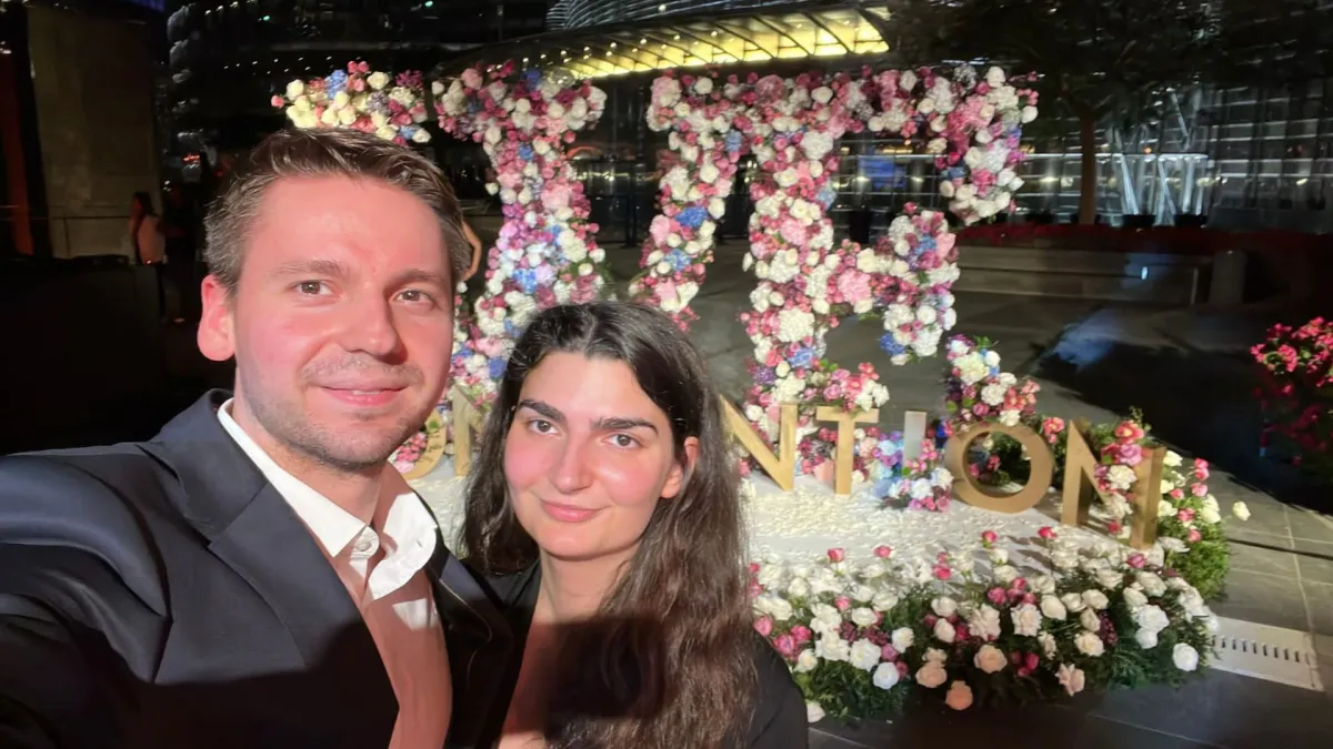Leah und Bernard auf einem Gala-Event in Dubai (© GPM LiveMarketing GmbH)