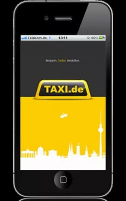 Bild: Taxibestellungen per Knopfdruck gibt es ab sofort deutschlandweit bei TAXI.de