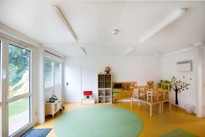 Bild: Kinderabenteuerland in mobilen ELA Räumen