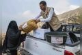 Verteilung von Hilfsgütern im Jemen