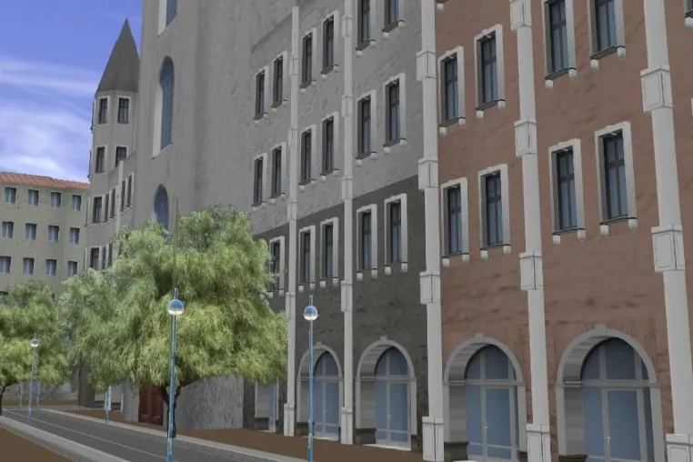 Bild: GTA bietet 3D Fassaden-Technologie für reale 3D Stadtmodelle