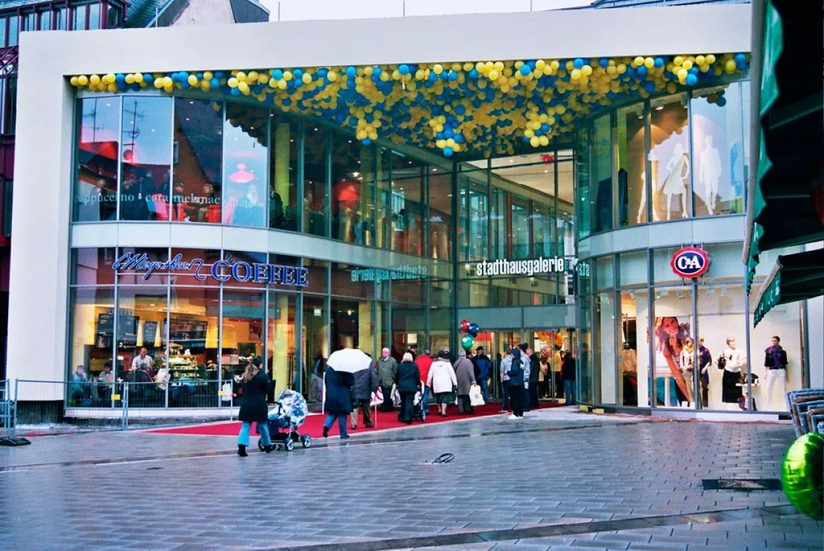 Eingang Stadthausgalerie Andernach