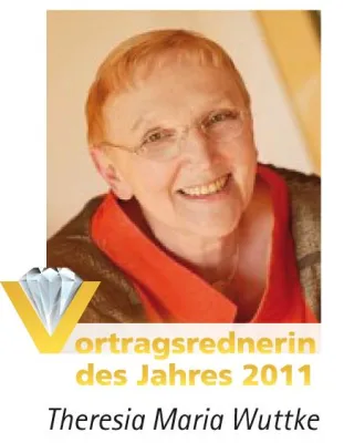 Bild: Theresia Maria Wuttke als Vortragsrednerin 2011 ausgezeichnet