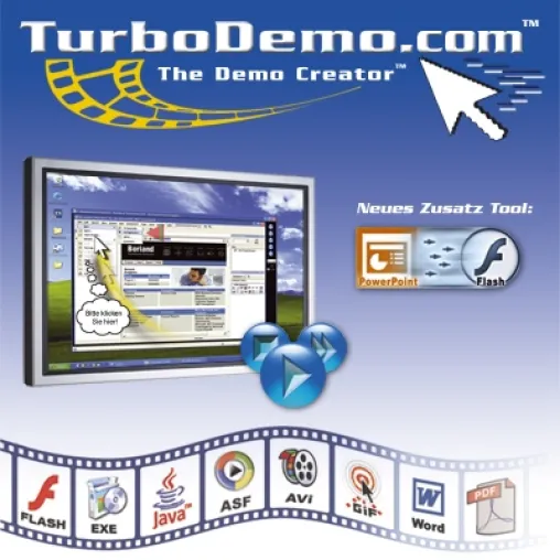 TurboDemo 7.0: Bildschirmaktivitäten aufzeichnen und animierte Bedienungsanleitungen erstellen Bild: TurboDemo 7.0: Bildschirmaktivitäten aufzeichnen und animierte Bedienungsanleitungen erstellen