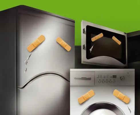 Bild: Rückstandsfrei, sicher: Schutzfolien für Elektrohaushaltsgeräte