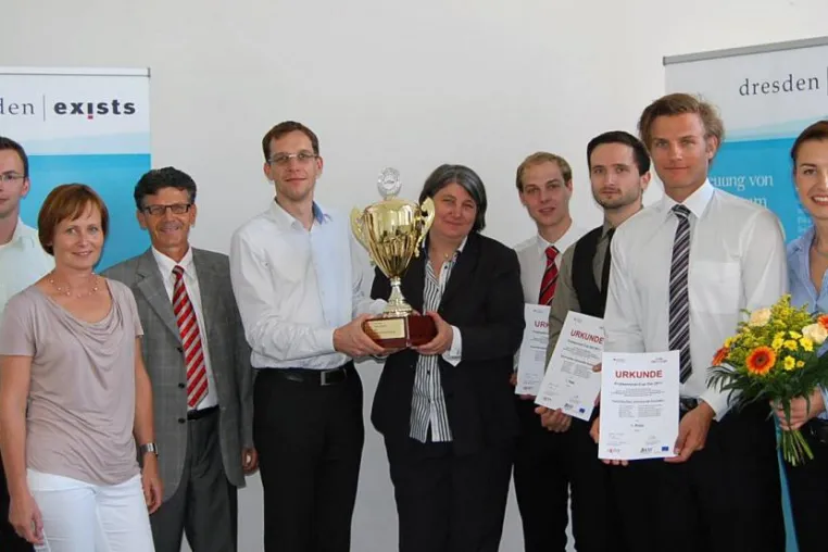 Bild: TU Studenten im Finale des bundesweiten EXIST-priME-Cups
