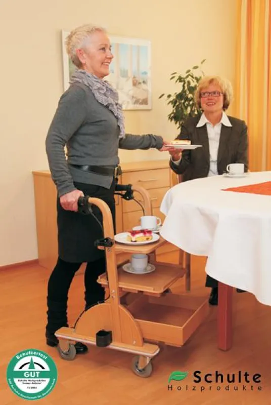 Rollator im Haus: Wertvolle Hilfe und Stütze zugleich.