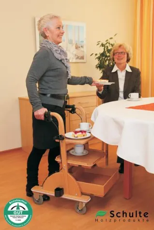 Bild: Haus-Rollator: Gehhilfe und Möbelstück