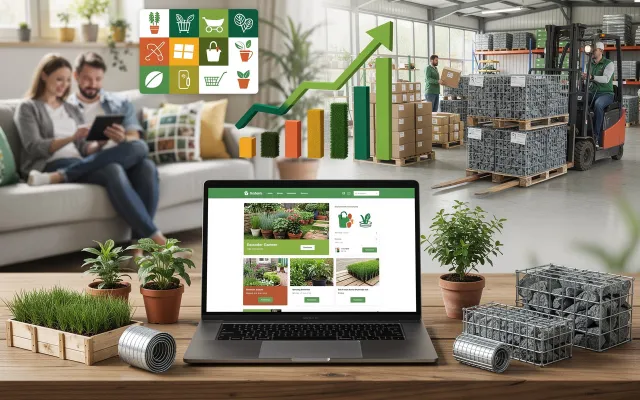 Bild: Onlinehandel im Gartenbereich gewinnt weiter an Bedeutung 