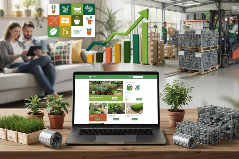 Bild: Onlinehandel im Gartenbereich gewinnt weiter an Bedeutung 