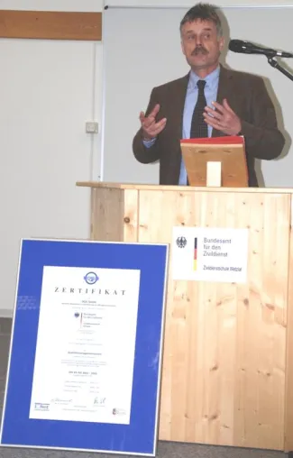 Bild: Bildung auf höchstem Niveau: Zivildienstschule Wetzlar erhält DQS-Zertifikat nach ISO 9001