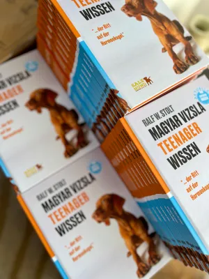 Start der Auslieferung der Magyar Vizsla Teenager Wissen Bücher aus dem SalzHund Verlag Bild: Start der Auslieferung der Magyar Vizsla Teenager Wissen Bücher aus dem SalzHund Verlag