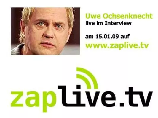 Bild: Uwe Ochsenknecht im Interview live auf zaplive.tv