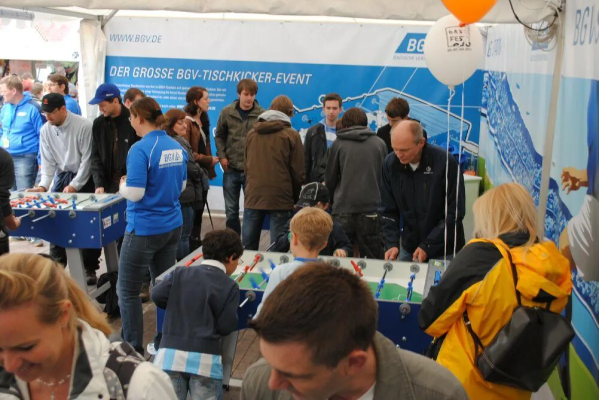 Großer Andrang im BGV-Stadion
