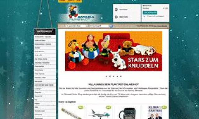 Neuer Onlineshop der Bavaria Filmstadt Bild: Neuer Onlineshop der Bavaria Filmstadt