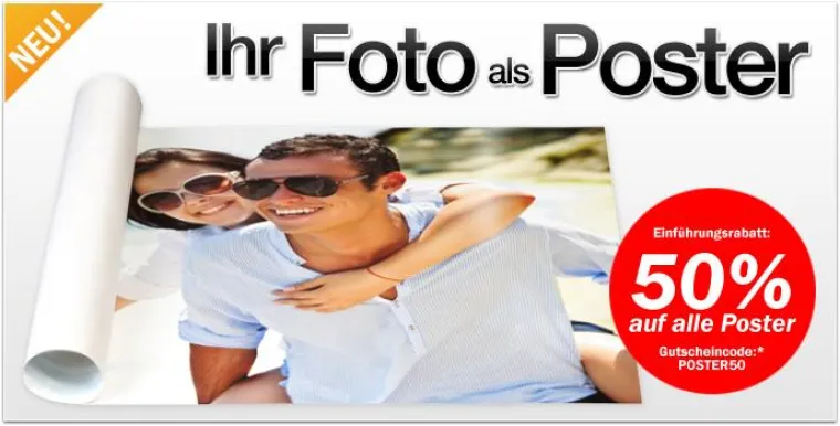 Bild: Mit dem Fotoposter frische Farben an die Wand bringen