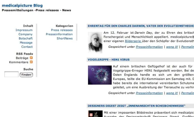 Bild: Blog me Amadeus - medicalpicture launcht neues Blog mit Presseinformationen