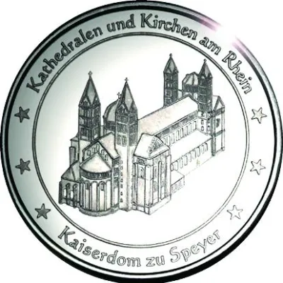 Bild: Kaiserdom zu Speyer auf Rheintaler-Medaille