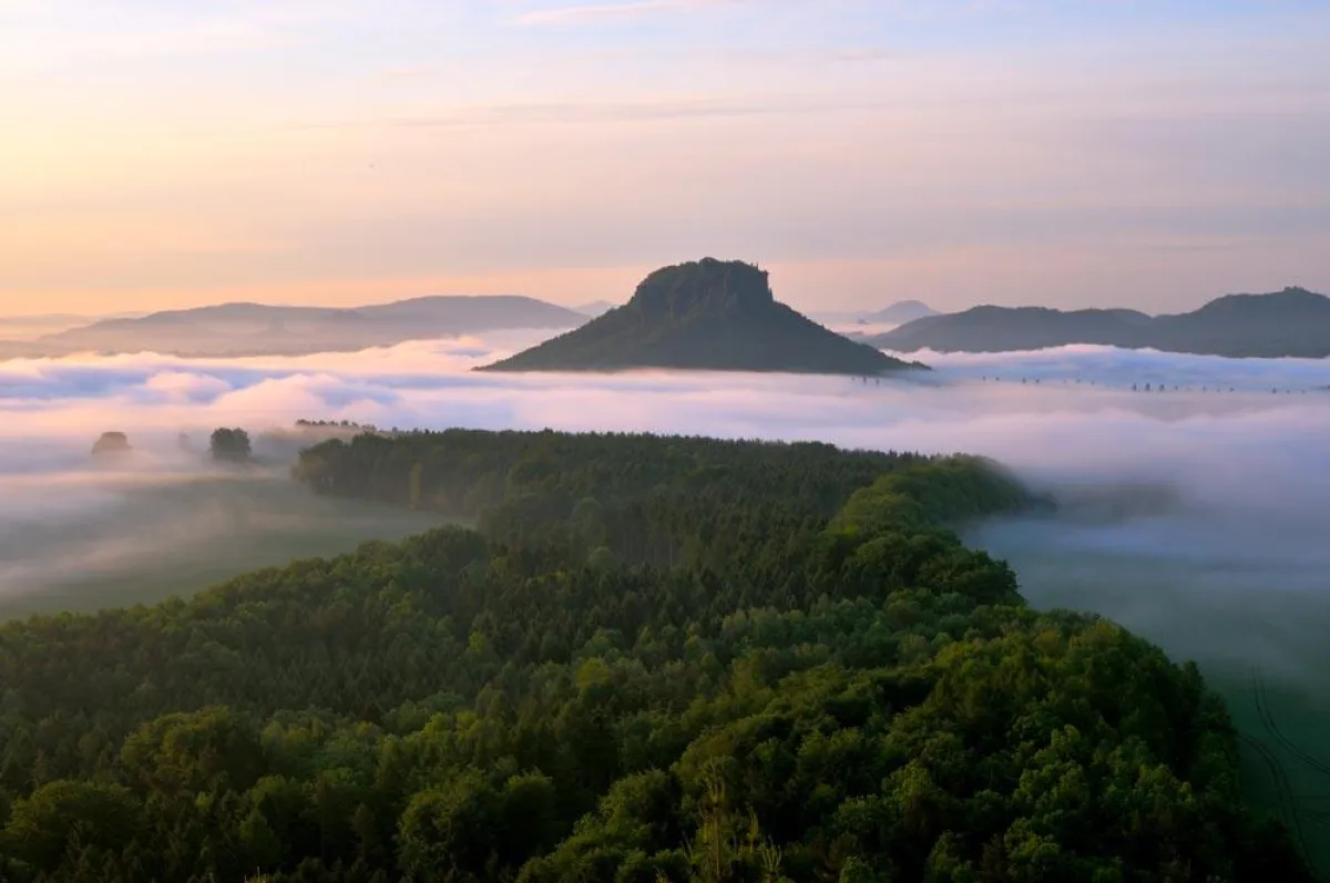 Der Tafelberg Lilienstein - Foto: Frank Exß/Tourismusverband Sächsische Schweiz