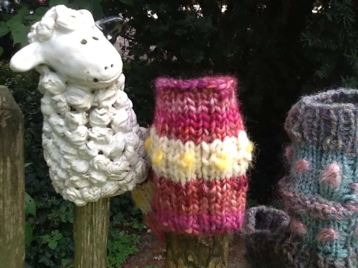 Pulswärmer aus norddeutscher Wolle