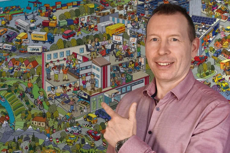Bild: Wimmelbilder für Unternehmen: Wenn Illustrationen Geschichten erzählen