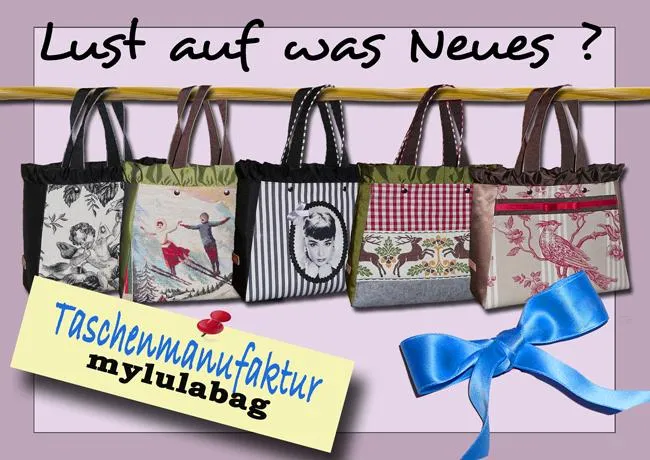 Bild: Verspielt romantisch oder mit Großstadtcharme - MYLULABAG präsentiert individuell gefertigte Desiger-Taschen