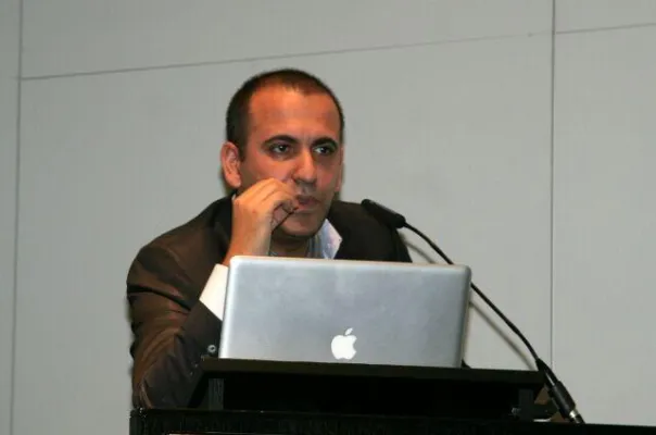Bild: IfKom - Ibrahim Evsan von Sevenload beim 50. Innovationsforum