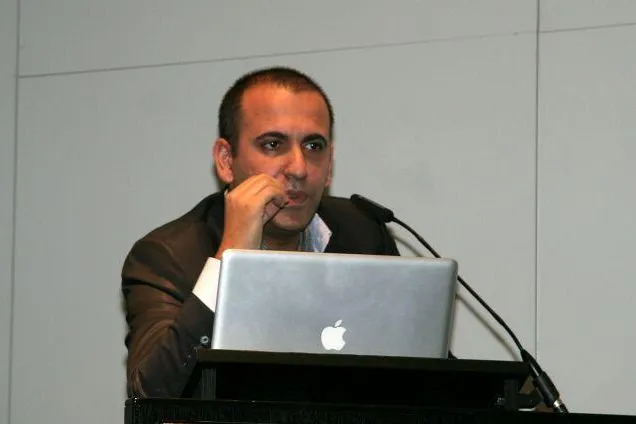 Bild: IfKom - Ibrahim Evsan von Sevenload beim 50. Innovationsforum