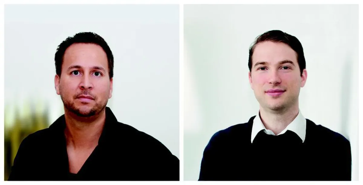 Gesellschafter Walter Scheuer und Leon  Syré