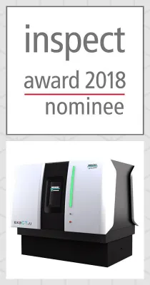 Bild: exaCT U für den inspect award 2018 nominiert