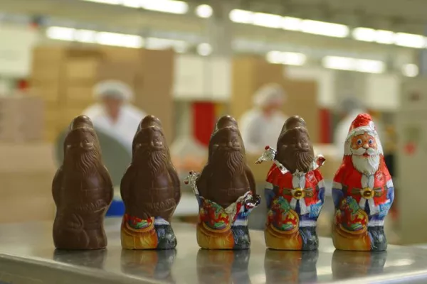Bild: Der Schoko-Weihnachtsmann ist Schwabe