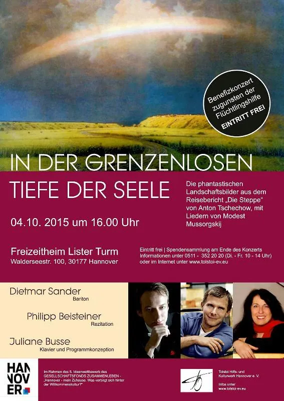 In der grenzenlosen Tiefe der Seele - Konzert und Rezitation