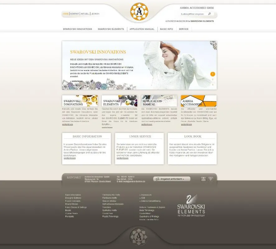 Neue Website von AMBRA Accessoires