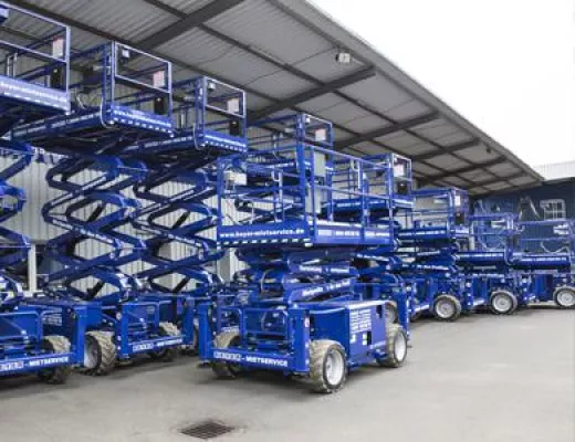 Bild: Mehr als 1.600 Arbeitsbühnen für optimale Planungssicherheit und höchste Verfügbarkeit