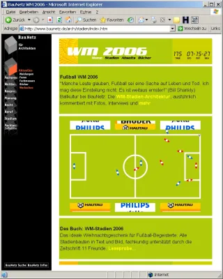 Bild: Ballkultur bei BauNetz: Neue Rubrik zur WM 2006