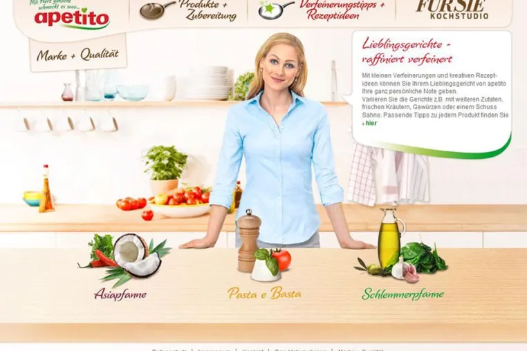 Bild: denkwerk und apetito verfeinern das Web mit FÜR SIE