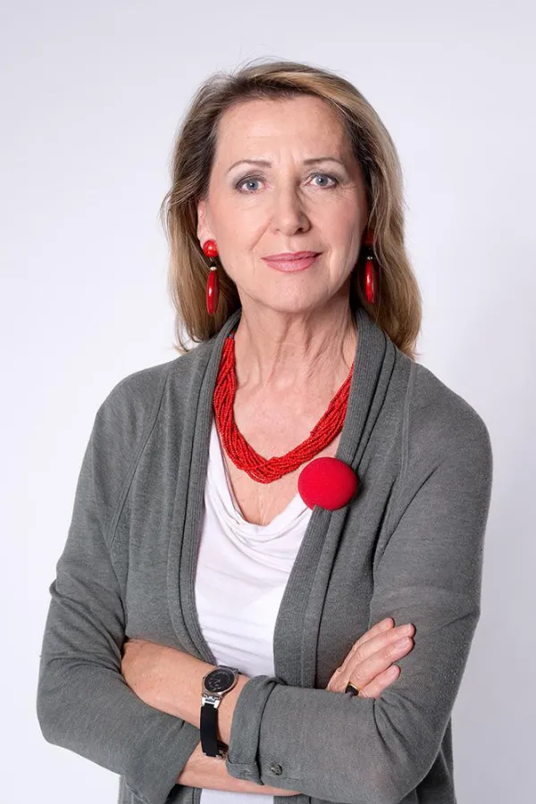 Monica Culen, ist Gründerin von zehn Rote-Nasen-Organisationen in Europa und im Nahen Osten.