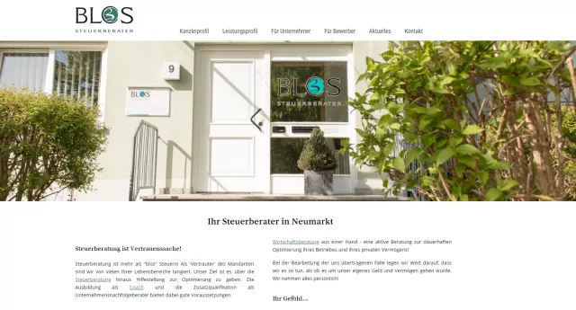 Bild: Ganzheitliche Steuerberatung bei der Steuerkanzlei Blos in Neumarkt