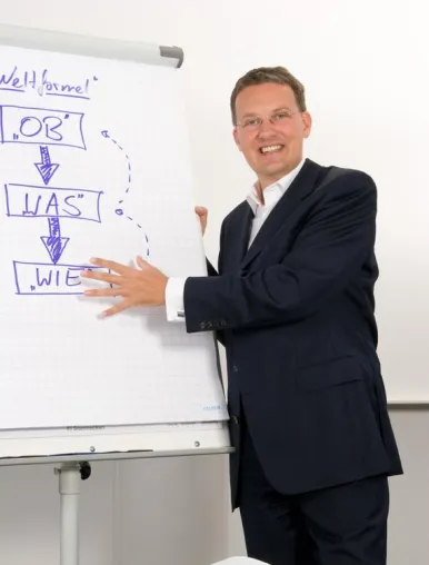 Wie Unternehmensberater eigene Wachstumsbremsen lösen: Guido Quelle auf dem BDU-Beratertag Bild: Wie Unternehmensberater eigene Wachstumsbremsen lösen: Guido Quelle auf dem BDU-Beratertag