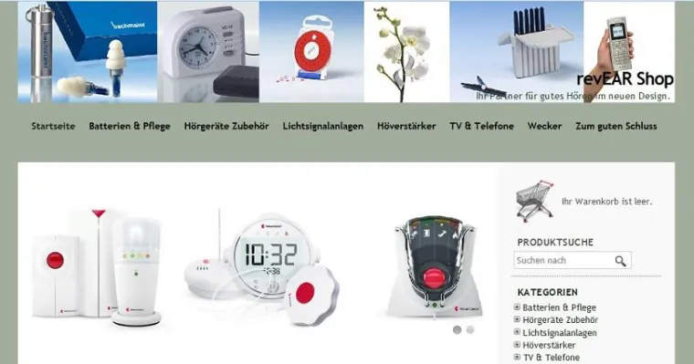 Bild: Bewährter Shop – neues Layout