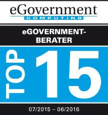 Bild: publicplan unter den Top-15 der eGovernment-Berater
